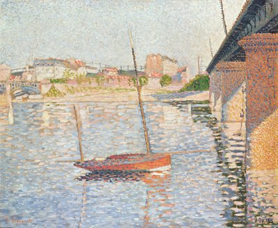 Le Clipper, Asnieres, 1887 by Paul Signac